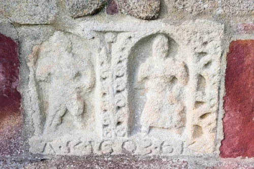 Old Deer Old Kirk, south wall