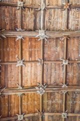 The 16th century north aisle roof