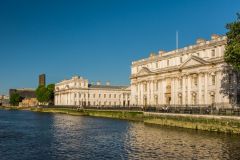 Late evening view from Greenwich Pier