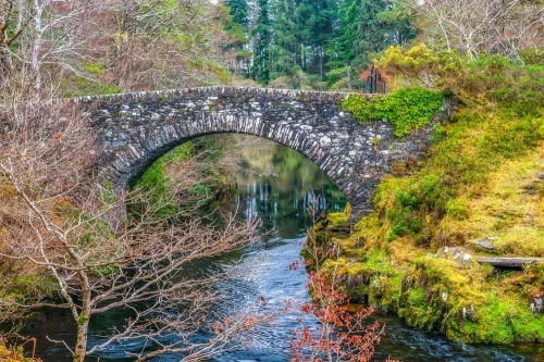 The downstream view (from the north-west)