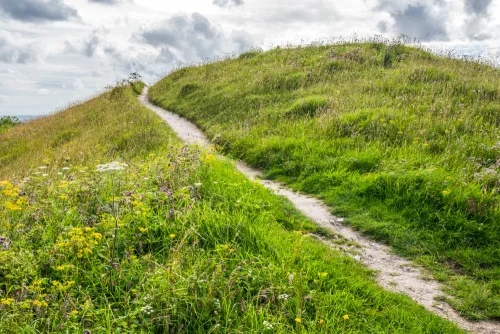 The eastern entrance, southern rampart