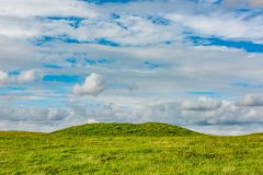 One of the four burial mounds within the hillfort