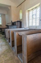 Georgian box pews in the nave