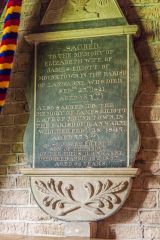James (d 1847) and Elizabeth Elliott (d 1827) memorial