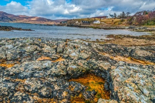 The view from the beach