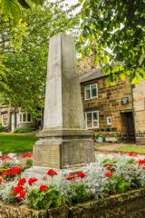 The village war memorial
