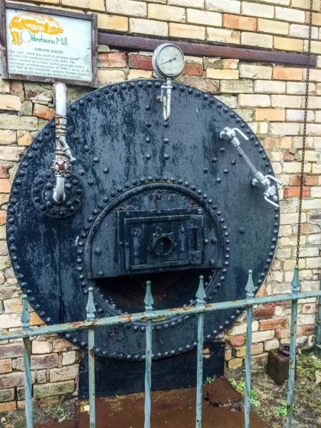 The coal-fired Cornish boiler