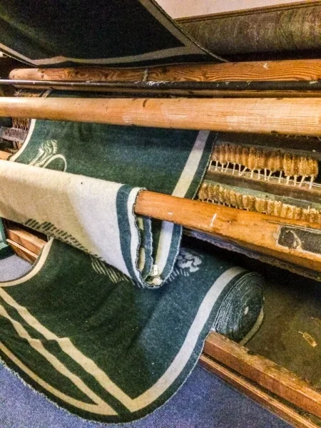 Cloth on a hand loom