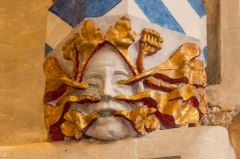 Green Man corbel head