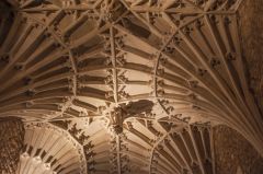 14th century fan vaulting, north aisle