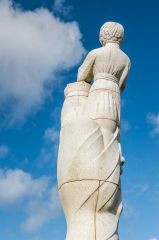 The top of the statue