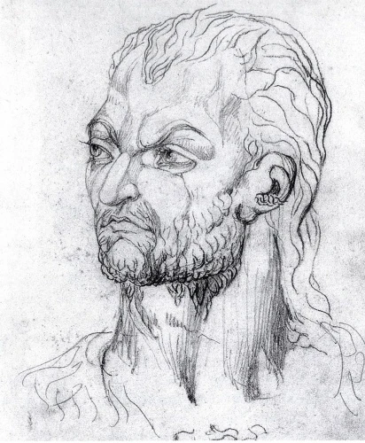 Owain Glyndwr sketch by William Blake
