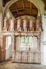 Lady Margaret Bedingfield terracotta memorial