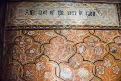 Oxford Painted Room, The north wall of the Painted Room