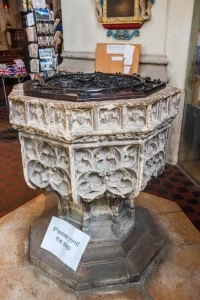 The ornate 1350 font