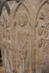 Figure of Adam on the Norman font