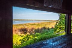 Looking out of the Church Norton bird hide