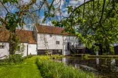 The rear of the mill and millpond