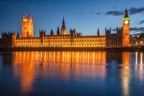 The Palace of Westminster, London