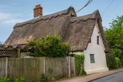 A thatched cottage on Crossing Road