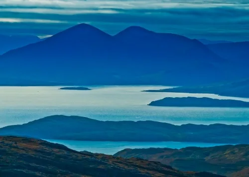Isle of Skye from Bealach na Ba