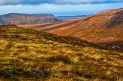 The view from the summit, looking north