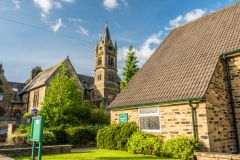 Pateley Bridge, Memorial Hall and St Cuthbert's School
