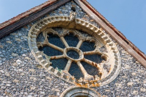 12th century wheel window