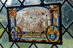 17th century enamelled Swiss glass