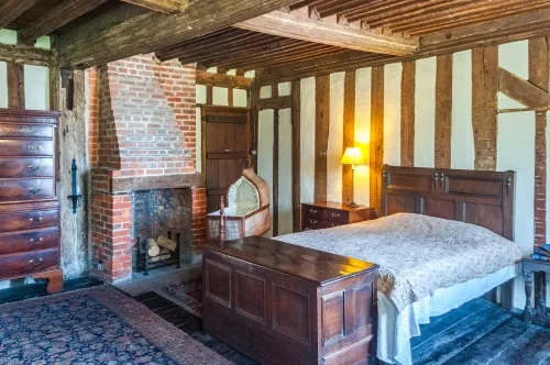 A first-floor bedchamber