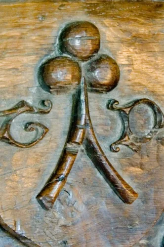 The Paycocke family's ermine symbol