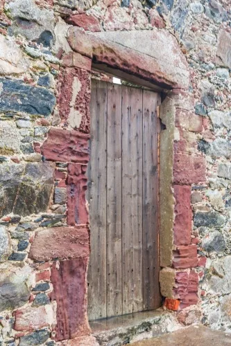 17th-century south aisle doorway