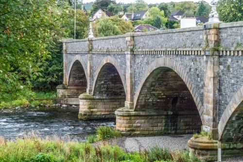 The medieval Tweed Bridge