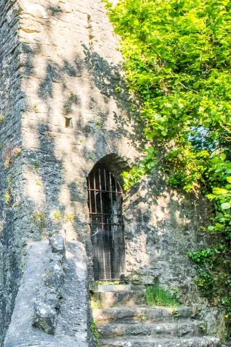 The forebuilding entrance