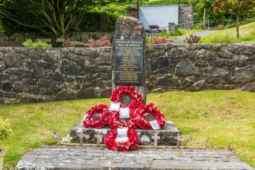 The village war memorial