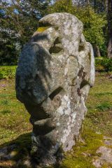 The Celtic cross in the garden