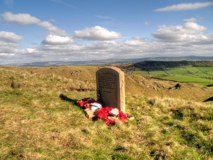 WWII memorial, Pendle Hill (c) David Dixon