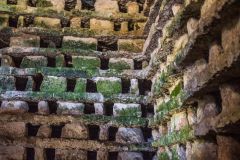 Pigeon boxes in the dovecot