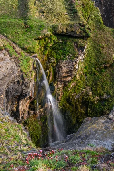 The waterfall from the north