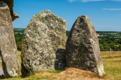 Forecourt standing stones