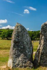 One of the forecourt stones