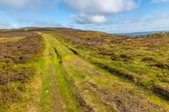 Offa's Dyke Path leads through the fort