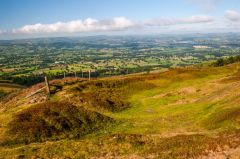 The lower earthwork defences