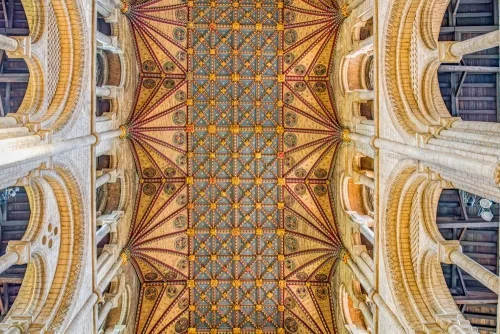 The magnificent choir ceiling