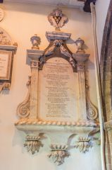 Catherine Jolliffe memorial, 1731