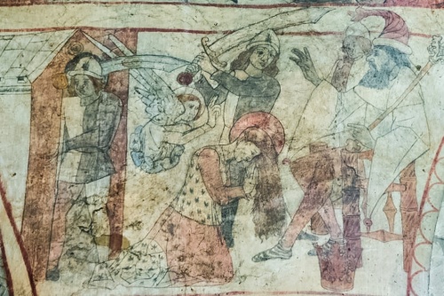 Medieval wall paintings, St Peter & St Paul Church