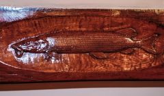 The 'pike-ring' plaque in the White Swan