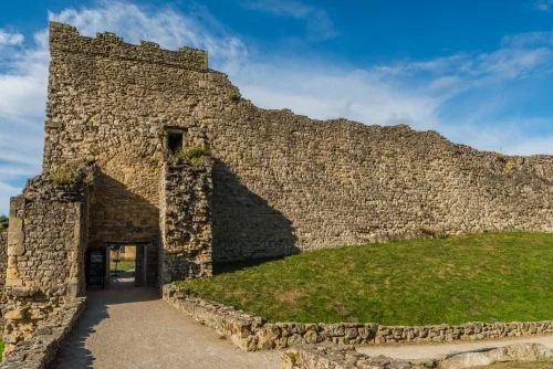 The castle gatehouse