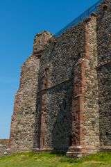 The west face of the keep