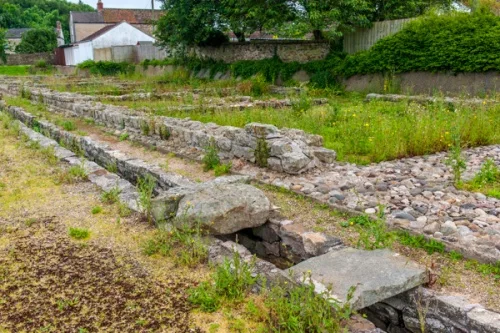 The Roman fort drainage system